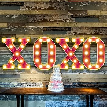 Amazon.com: Baquler Valentine's Day LED Letter Large Light